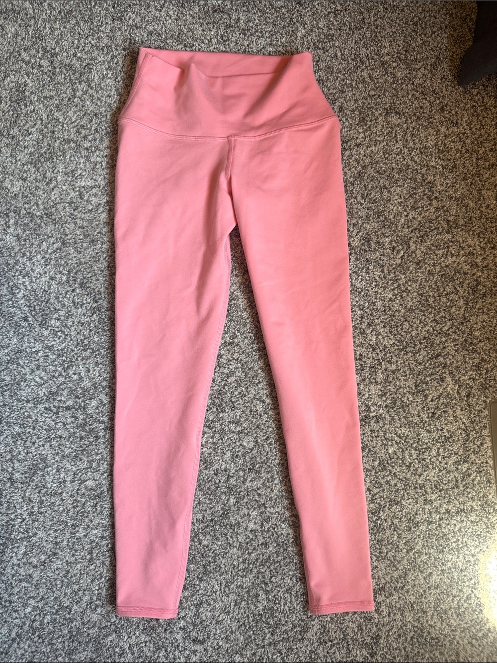 ALO Yoga Coral Pink High-Rise Leggings